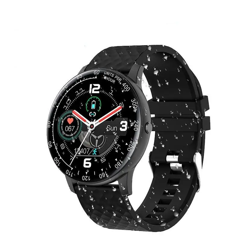 

H30 Smart Watch Men Women DIY Watchface Full Touch Fitness Tracker Heart Rate Blood Pressure Smart Clock IP68 Waterproof Watch