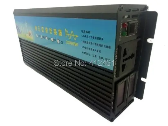 

off grid 2000W 60V 110V 60HZ Surge Power 4000W pure sine wave inverter