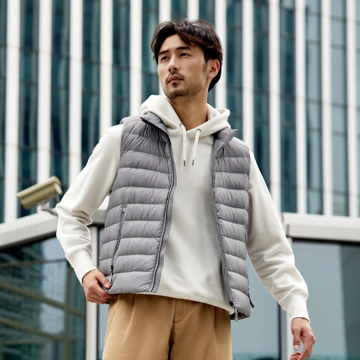 TANBOER Filling Power 600+ Anti-wrinkle Winter Vest Packable 90% Duck Down Sleeveless  Jakcet TF216023