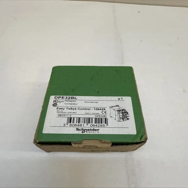 Фото Dpe32bl - Контактор Iec, Easy Tesys Dpe, без обратного хода, 32a, 3p, 15hp Совершенно новый оригинальный точечный ПЛК №1