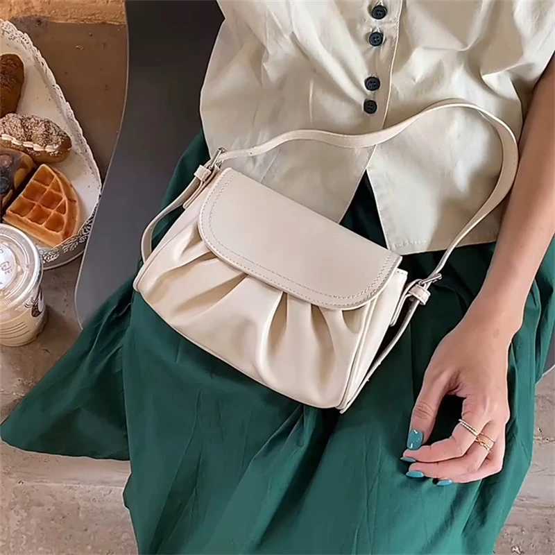 

Женская сумка через плечо премиум-класса, новая модная нишевая дизайнерская сумка-мессенджер, женская сумка в натуральном западном стиле, Женская мини-сумка в форме облака