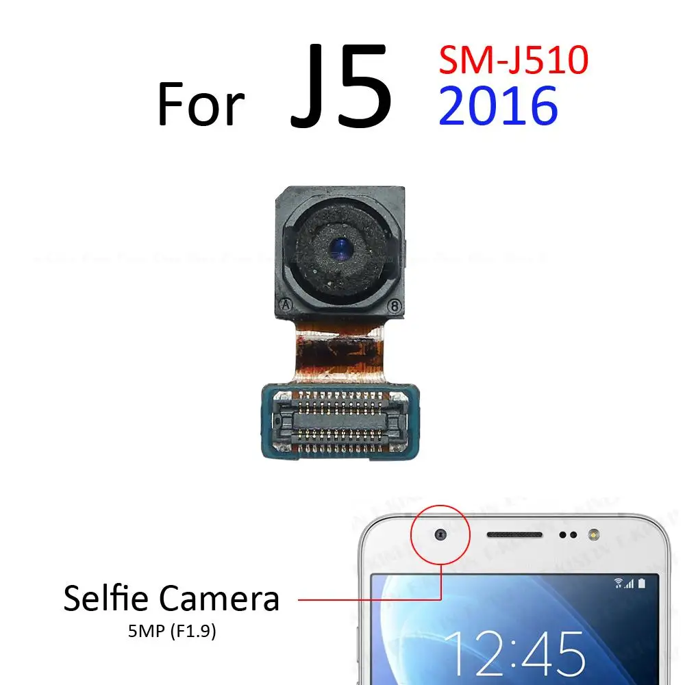 Передняя часть для селфи задняя основная камера запасные части Samsung Galaxy J3 J5 J7 Pro 2017