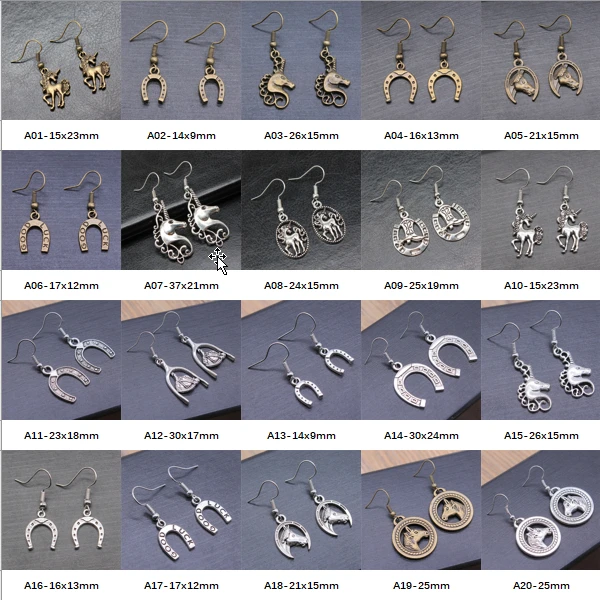 New Arrival Horse And Unicorn Drop Earrings For Women Handmade Jewelry | Dangle