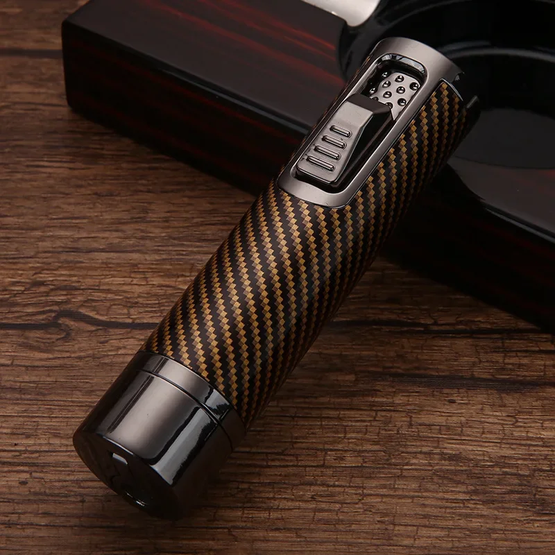 HONEST ветрозащитная металлическая зажигалка с струйным пламенем многоразовая для