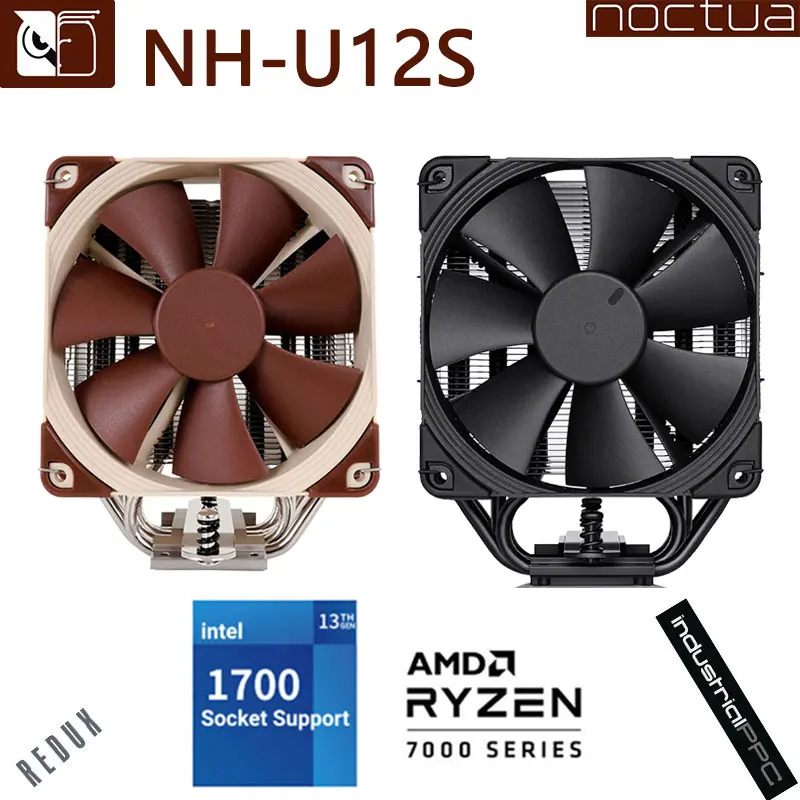 

Noctua NH-U12S 5 Heatpipe Desktop CPU Cooler With NF-F12 120mm PWM silence Fan Tower radiator CPU cooling For intel/AMD