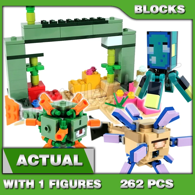 

262 шт., Детский конструктор «My World The Guardian Battle»