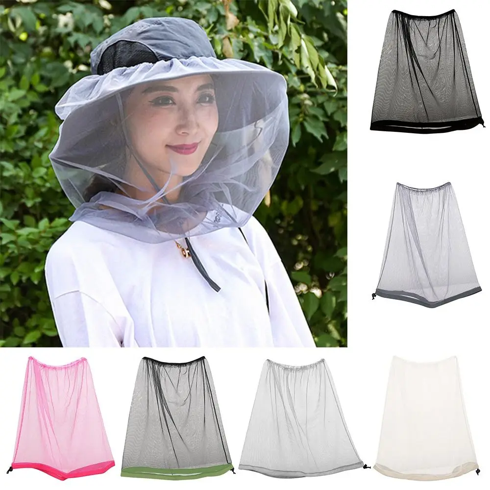 

Protector Repellent Protection Face Protector Outdoor Sunscreen Head Net Fishing Cap Mosquito Hat Mesh Hat