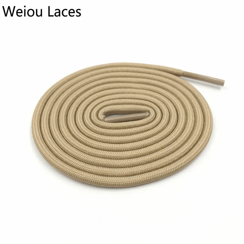 Weiou Outdoor Polyester Casual Sneakers Rope Shoelaces Grey Skate Boot Shoe Laces Strings For Martin Boots Sport  Men Shoes