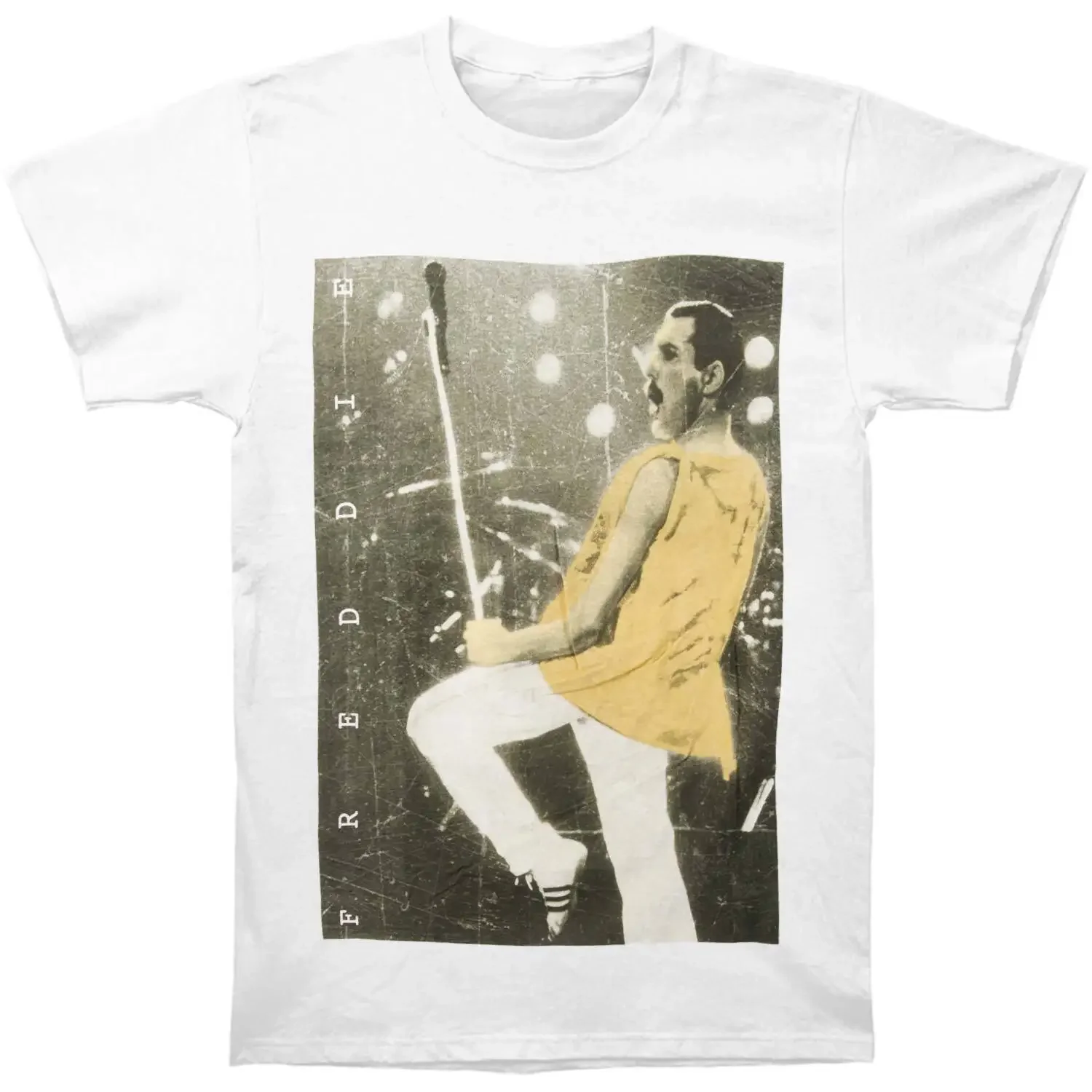 Мужская королева Freddie Live Pose супер мягкая футболка X большая белая