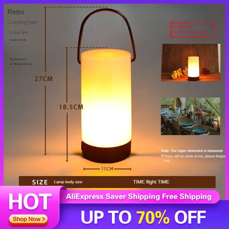 

Camp Supplies Portable Carrying Lamp Body Size 11cm 18.5m Camping And Hiking Supplies Portable Three Lighting Options
