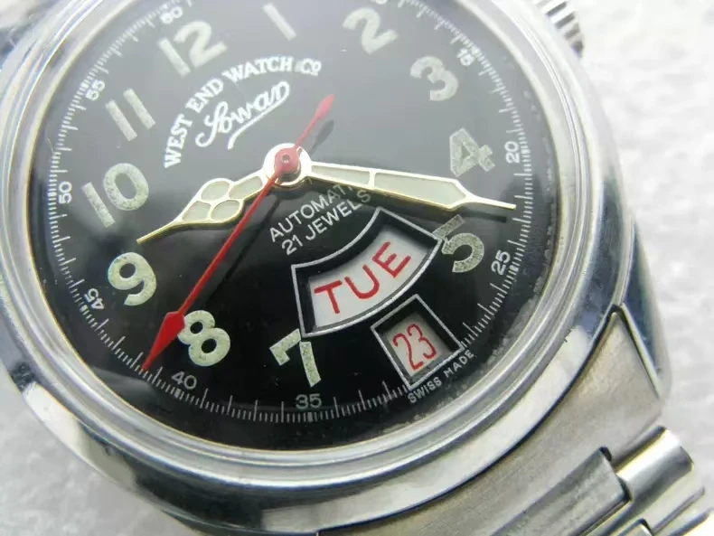 Веерообразные часы-календарь Original West End Automatic India Military Watch ETA 2846 (art.: 3920db4e3209d) - 3920db4e3209d