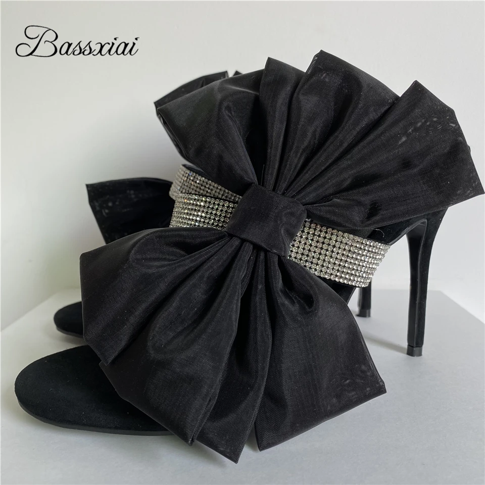 Сандалии женские на шпильке 10 см сетчатые Роскошные замшевые босоножки с