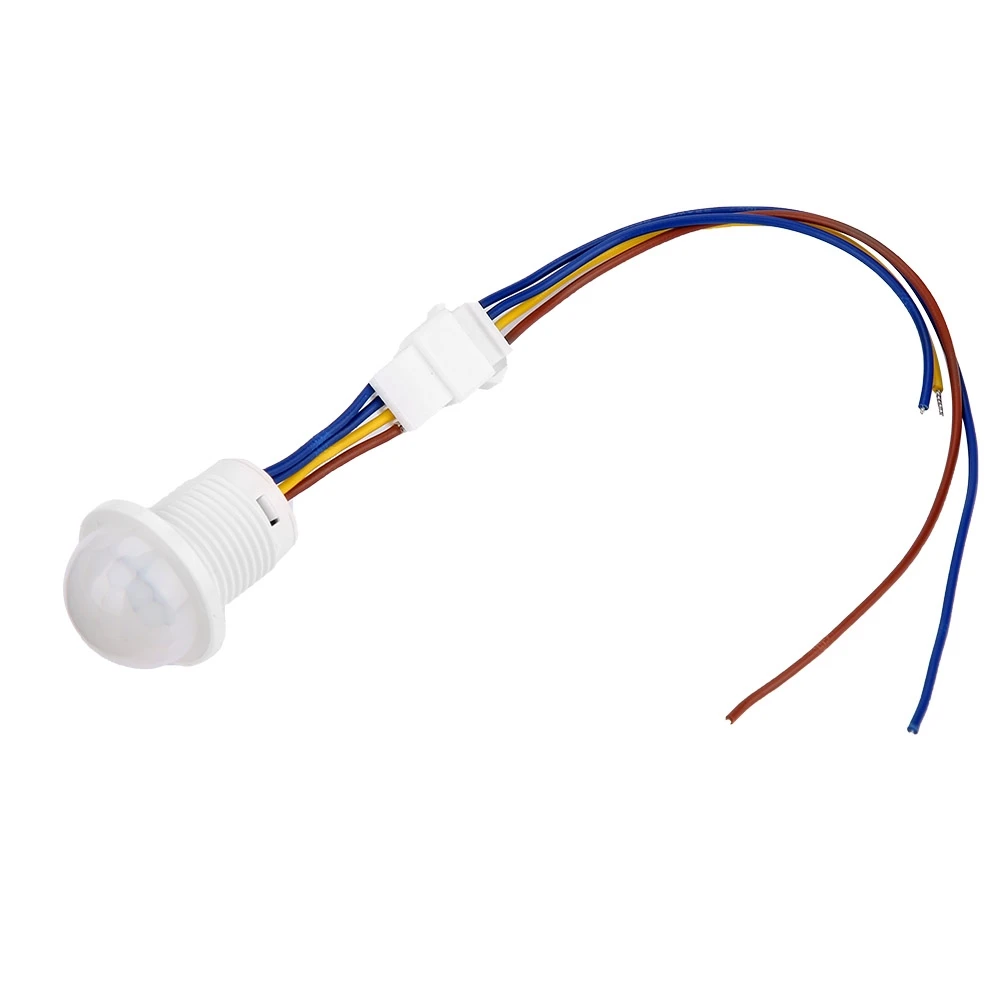 Фото Автоматический инфракрасный датчик движения Mr HW06A LED, выключатель с управлением, 1-40 Вт, 35*25 мм №1