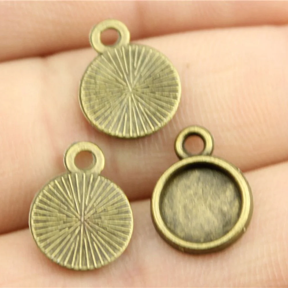 

Components Jewellery Making Supplies Fit Round 08Mm10Mm15Mm Base Setting Cell Phone Pendant New In