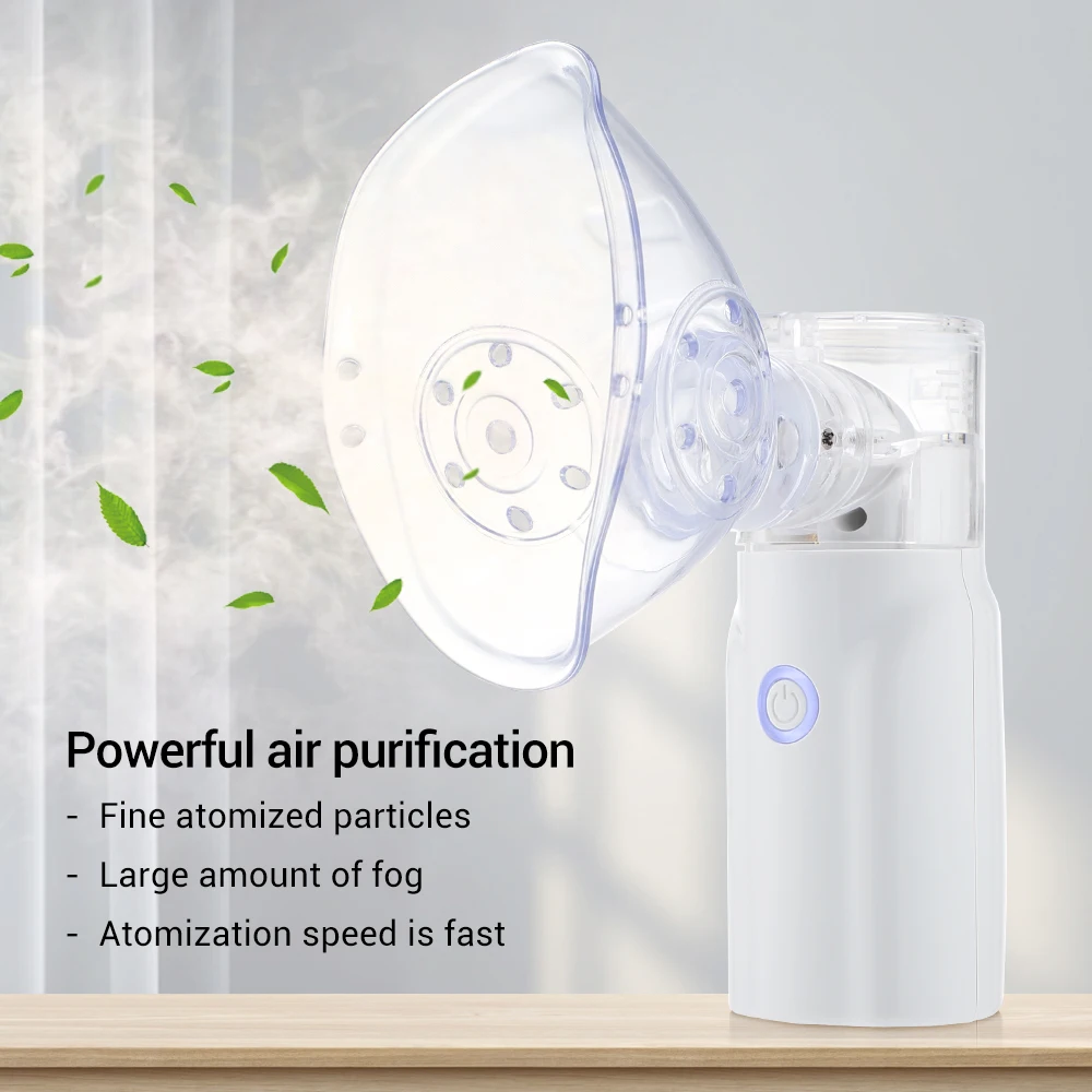 

USB Portable Handheld Nebulizer Mute Mini Atomizer For Children Adult Air Moisturizer Humidifier Sprayer Disinfection Purifier