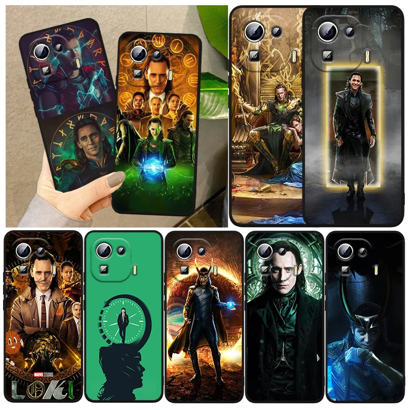 

Marvel Avengers Loki Loki For Xiaomi Mi 12 11T 11 11i 10i 10T 10S Note 10 9T 9 SE Lite Ultra Pro 5G Black TPU Capa Phone Case