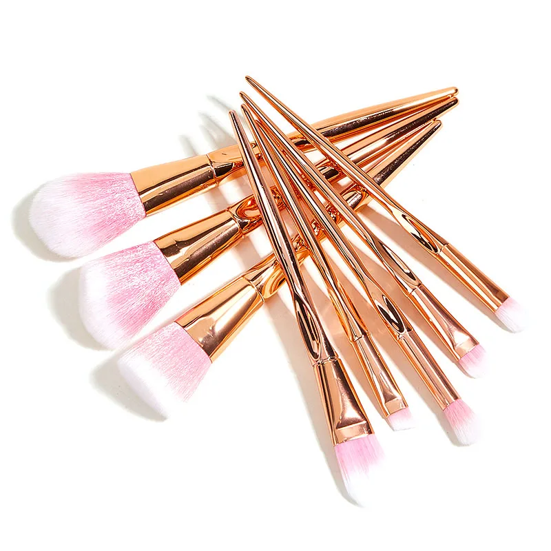 

8Pcs Makeup Brushes Set Cosmetic Foundation Powder Blush Eye Shadow Lip Blend Wooden Make Up Brush Tool Kit Heart