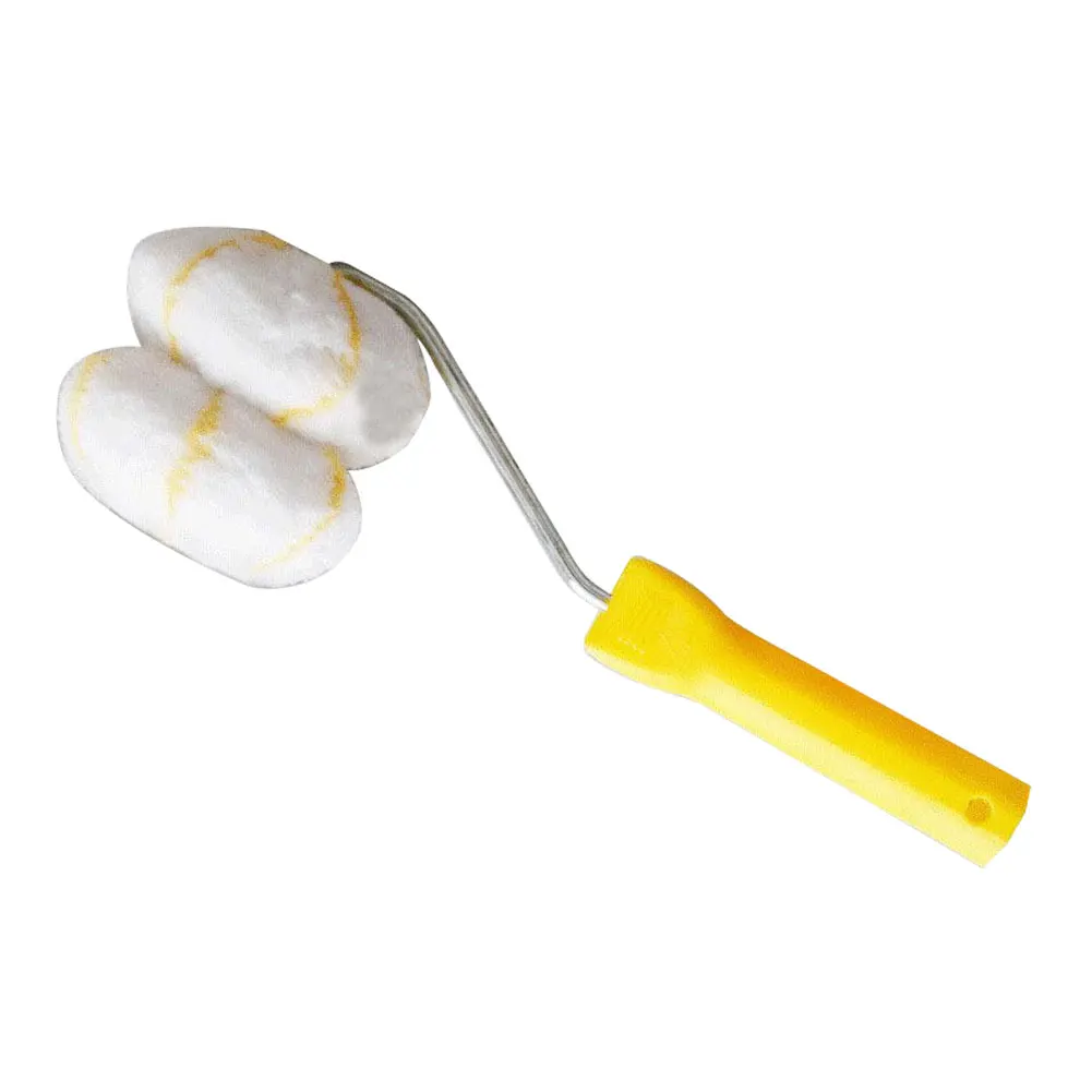 

3pcs Brush Tool Clear Cut Corner Paint Roller Kit Ergonomic Handle Portable Inner Outer For Wall Durable Home Ceiling DIY