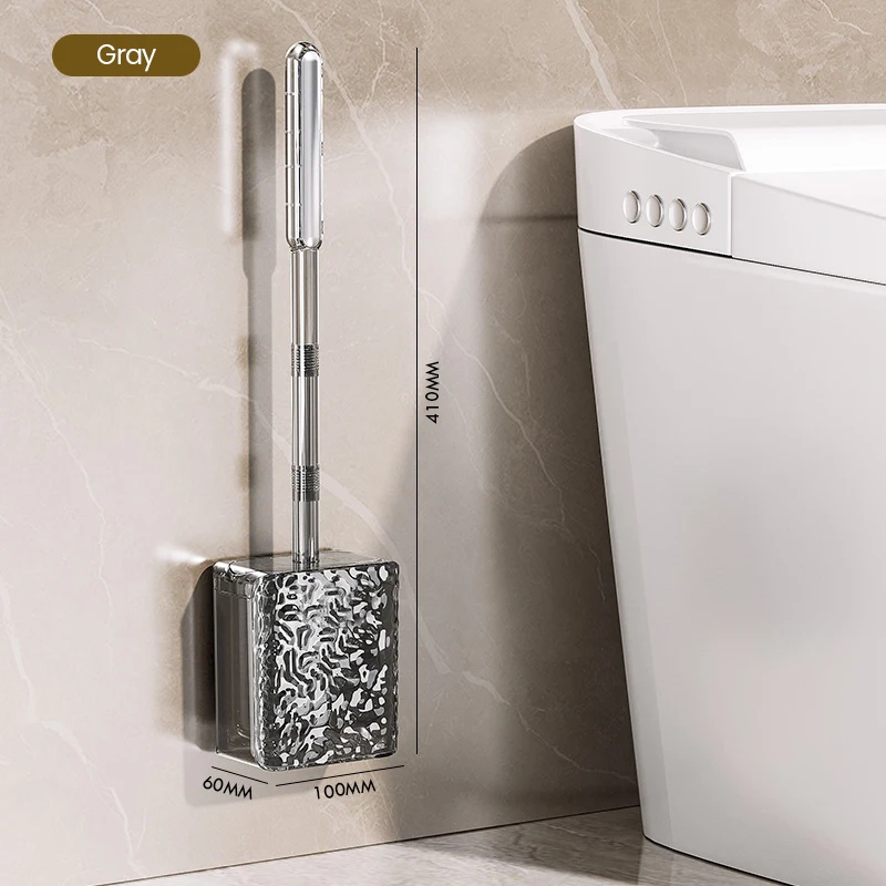 

Щетка для унитаза в ванной комнате с рисунком ледника на присоске, настенная щетка для унитаза с длинной ручкой, принадлежности для ванной комнаты