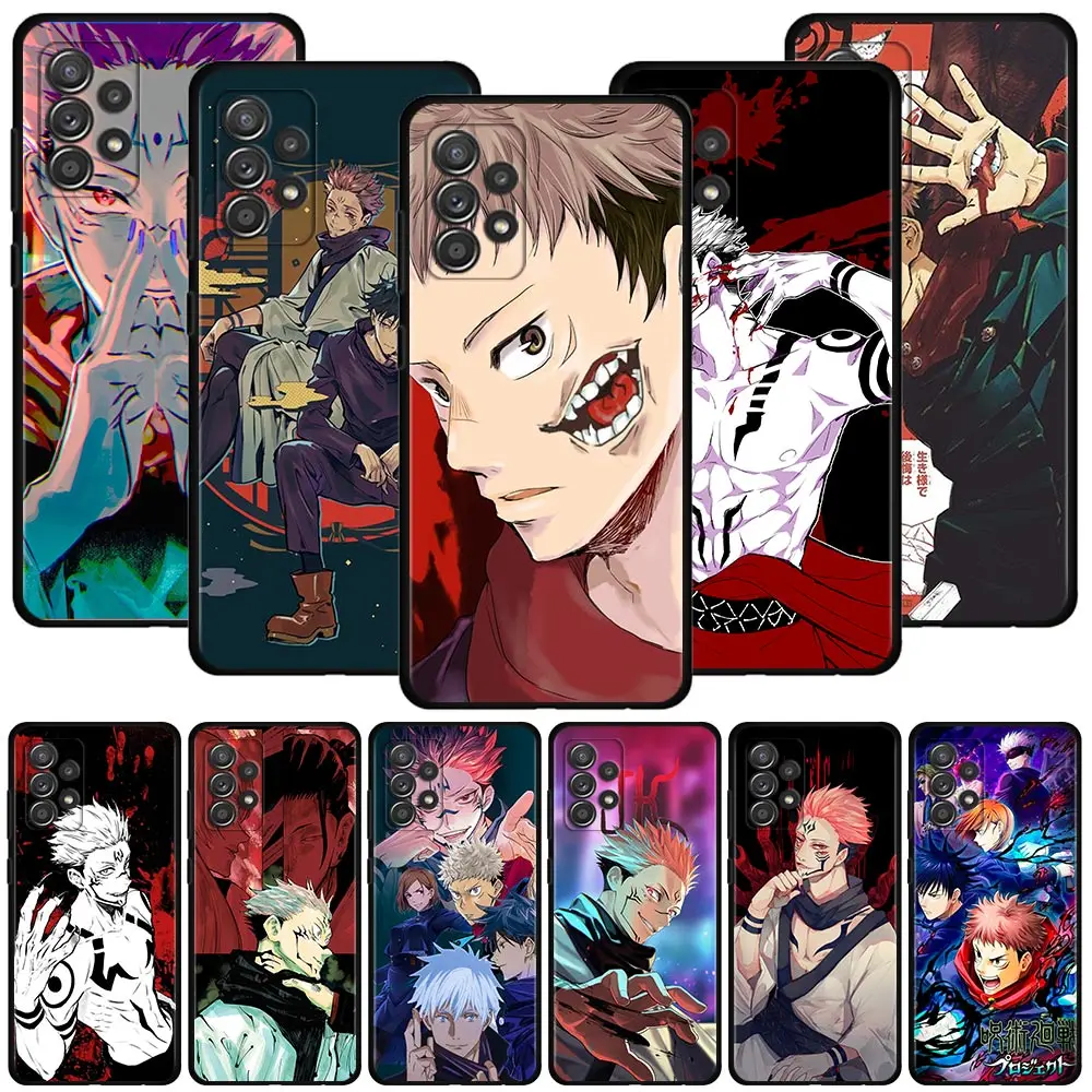 

Phone Case For Samsung Galaxy A12 A52 A51 A21s A71 A31 A02s A72 A41 A22 A32 A13 A33 A52s A53 A73 A23 Cover Jujutsu Kaisen Anime