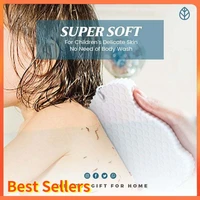 3d soft baby bath skin remover sponge cartoon embossed household ash rubbing artifact super exfoliating scrub cleaner scrubber