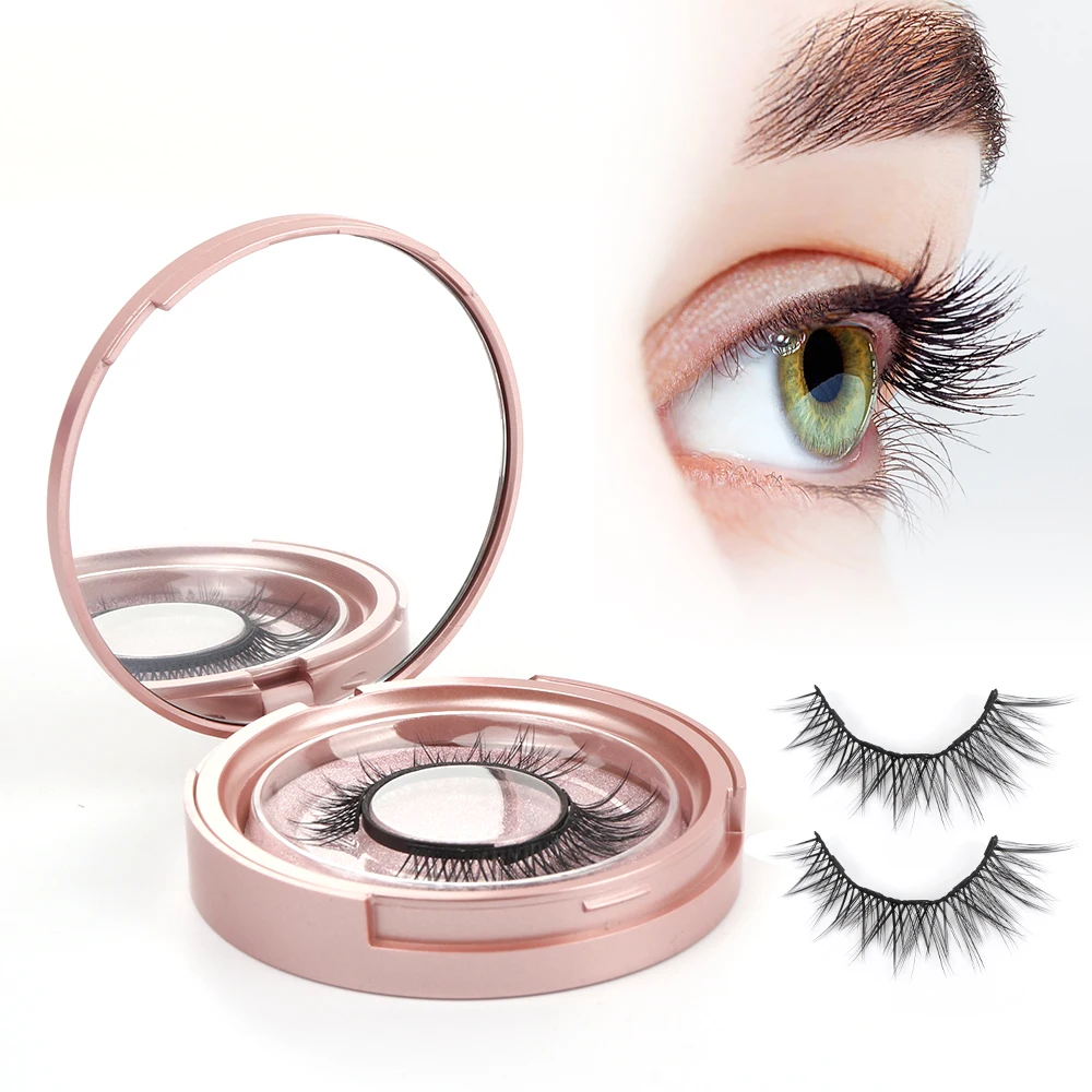 3D Магнитные ресницы невидимые магнитные зеркальные норковые накладные толстые