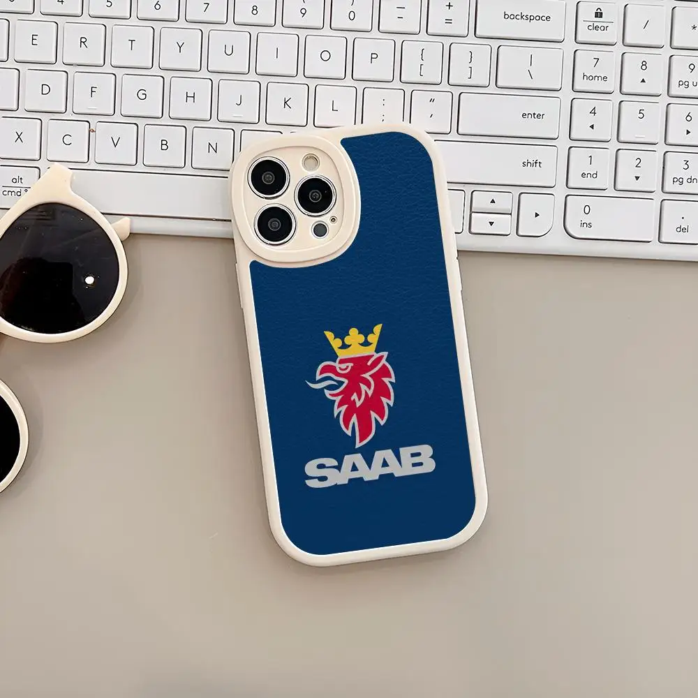 This Is Car S-Saab-s MAISTO Коврик для мыши Чехол из овечьей кожи Iphone 16 15 14 13 11 12 Pro Max Xr X Xs 8 7 Plus