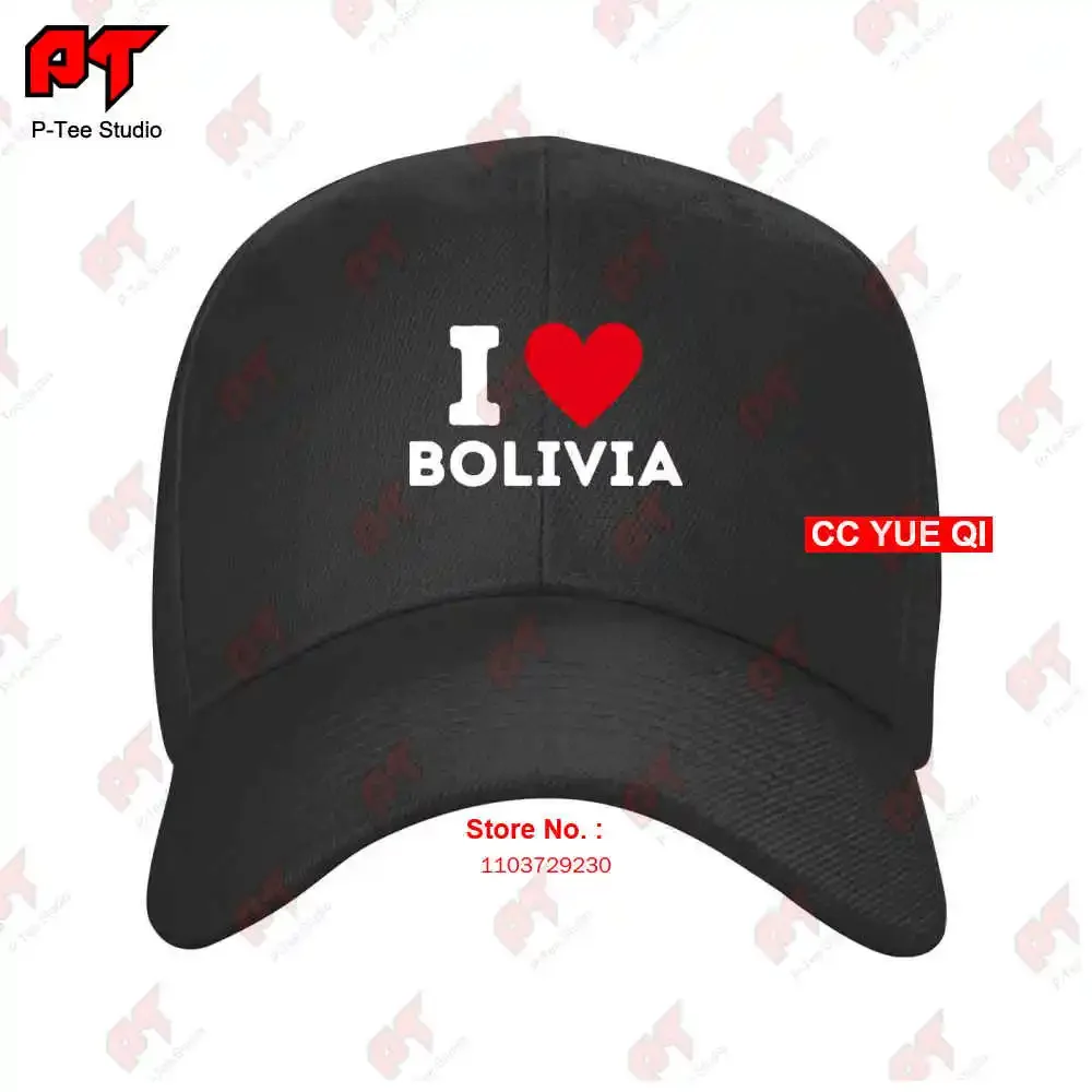Бейсбольные кепки I Love Bolivia Country SR5M