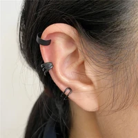 wukalo minimalism 3 pcs ear cuff trendy punk non pierced ear cartilage clip earrings for women wedding jewelry gifts