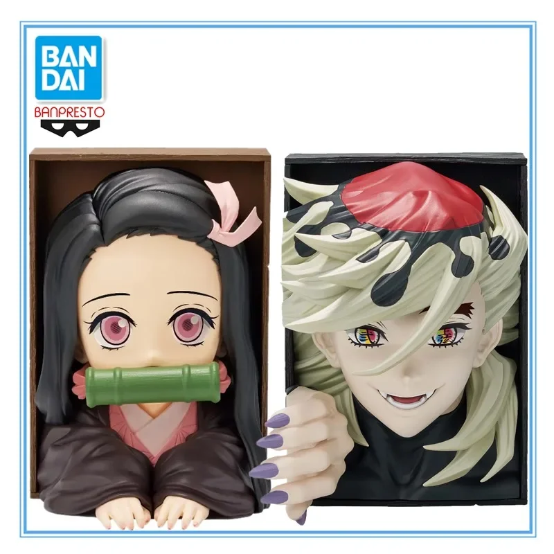 Фото В наличии Оригинальные фигурки BANDAI BANPRESTO Demon Slayer: Камадо Нэзуко, Дома, Хёкофиг — коллекционные модели персонажей аниме из ПВХ, игрушки, подарки №1