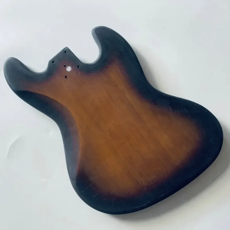 JB579 Корпус джазового баса цвета Sunburst из массива ольхи для замены электрического и