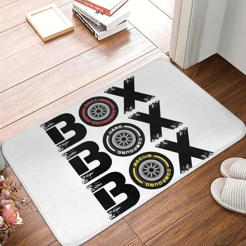 

Formula 1 f1 Bathroom Mat Box Box Box F1 Tyre Compound V2 Doormat Living Room Carpet Entrance Door Rug Home Decor