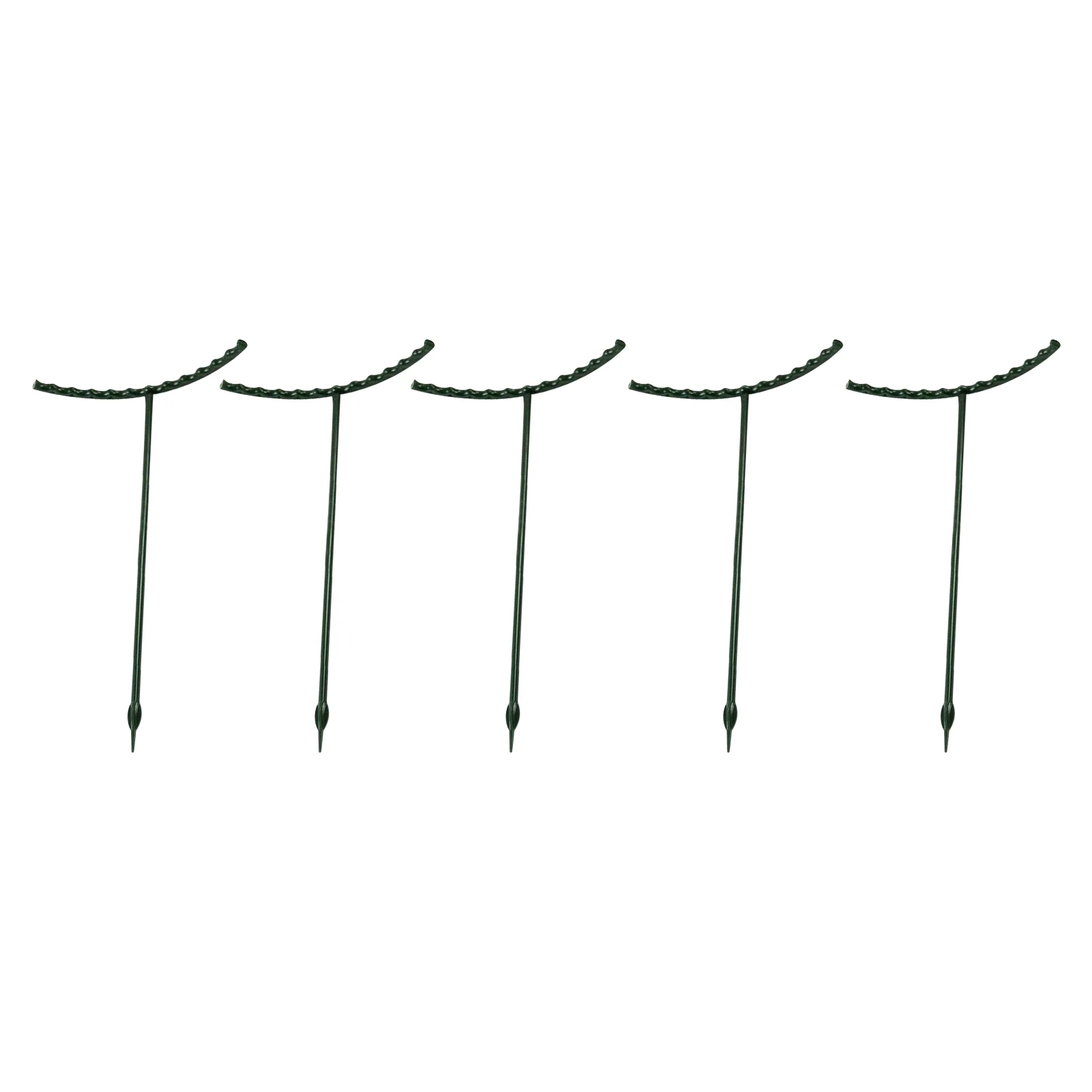 

6pcs For Potted Durable Guide Half Round Garden Flower Climbing Trellis Stake Plant Support Border Easy Install Balcony Holder