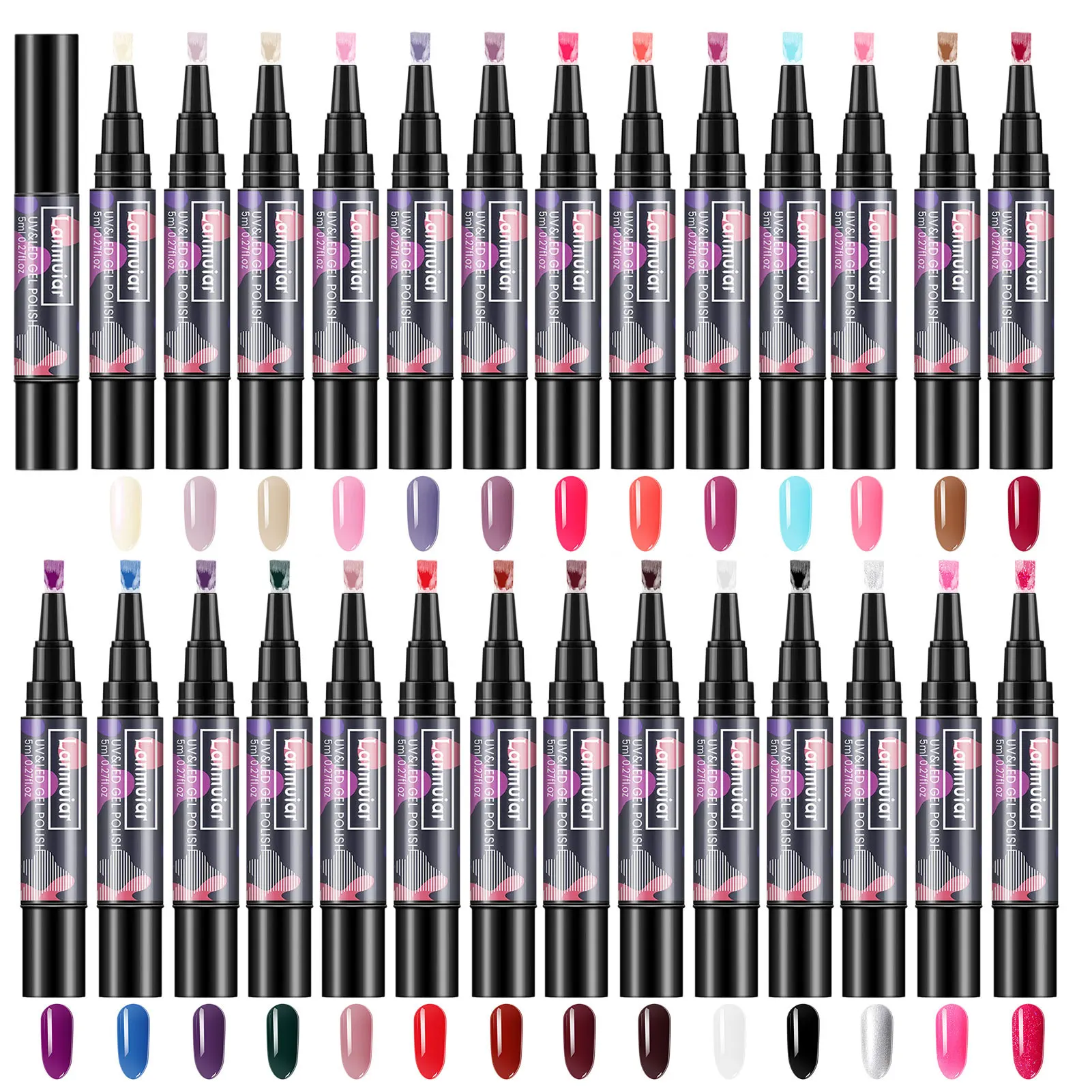 

Nail Art Graffiti Pen Sets 27 Colors Nail Art Painting Pen Sets 27 Colors Nail Art Painting Pen Mini Gels DIY Nail Art Beauty