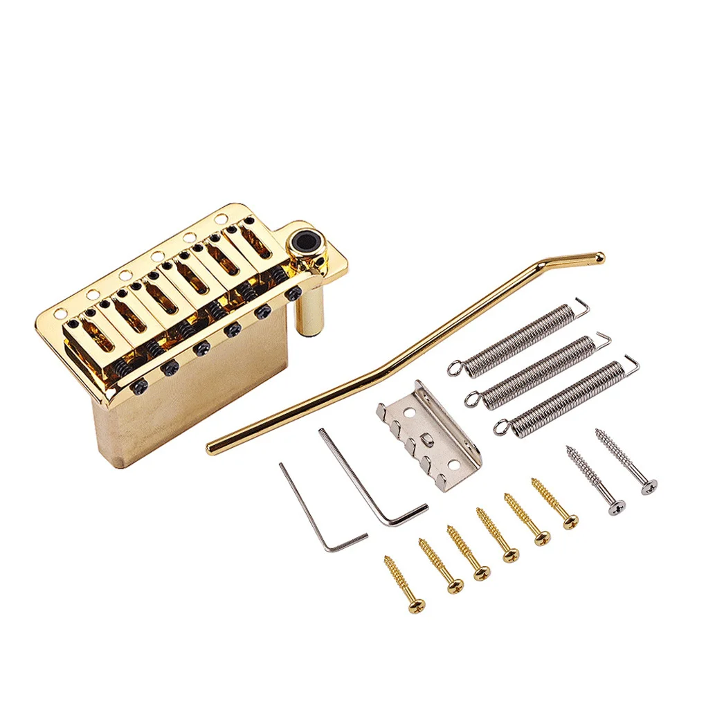 

Tremolo System Bridge Set Professional Brass Saddles with Allen Wrench