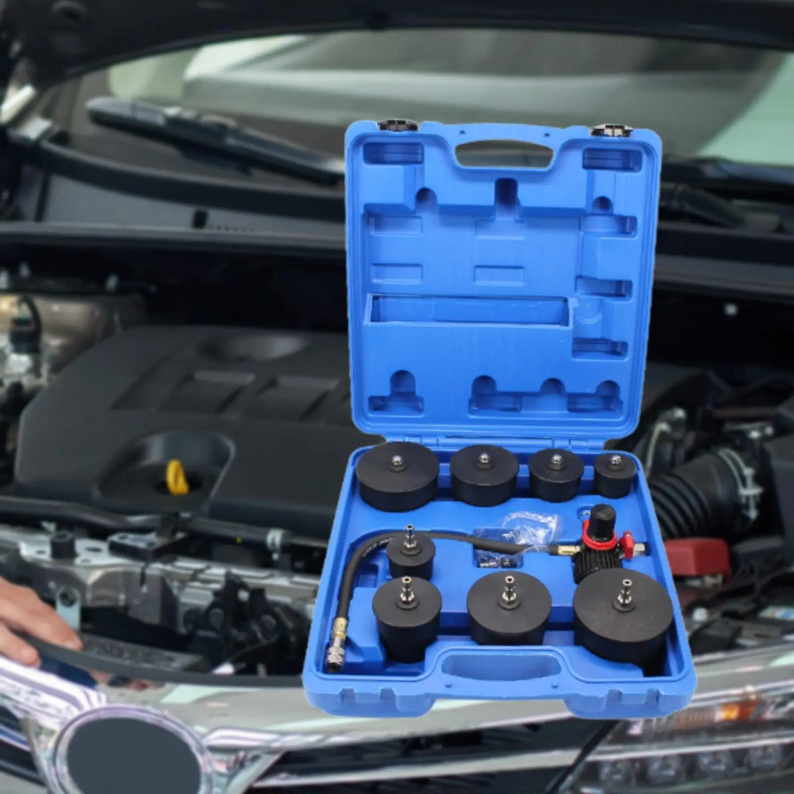 Комплект тестера утечки турбосистемы с ящиком для хранения Вантажівки Запасные