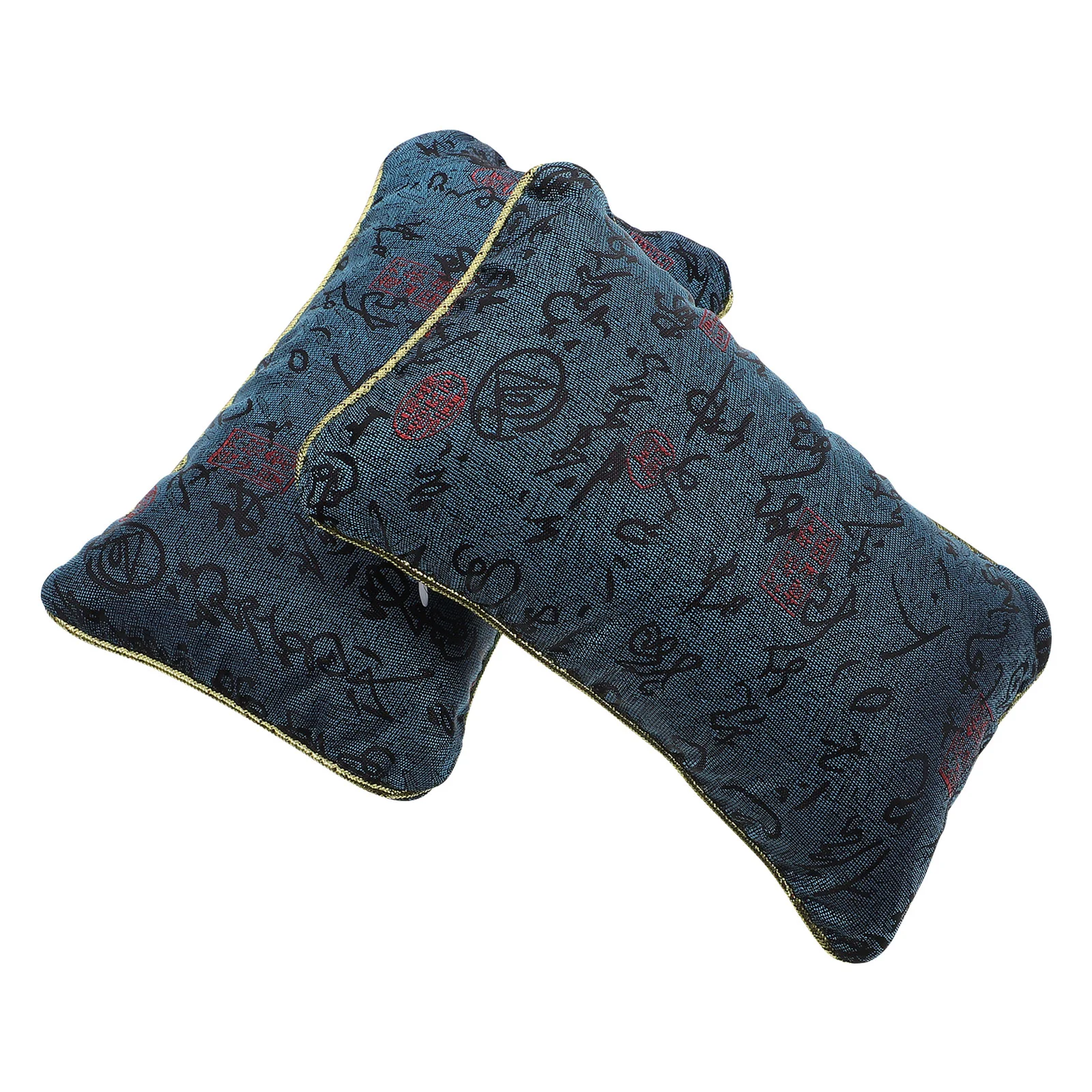 

2pcs Cotton Traditional Chinese Medicine Clinic Pulse Pillows Accessories (Blue)