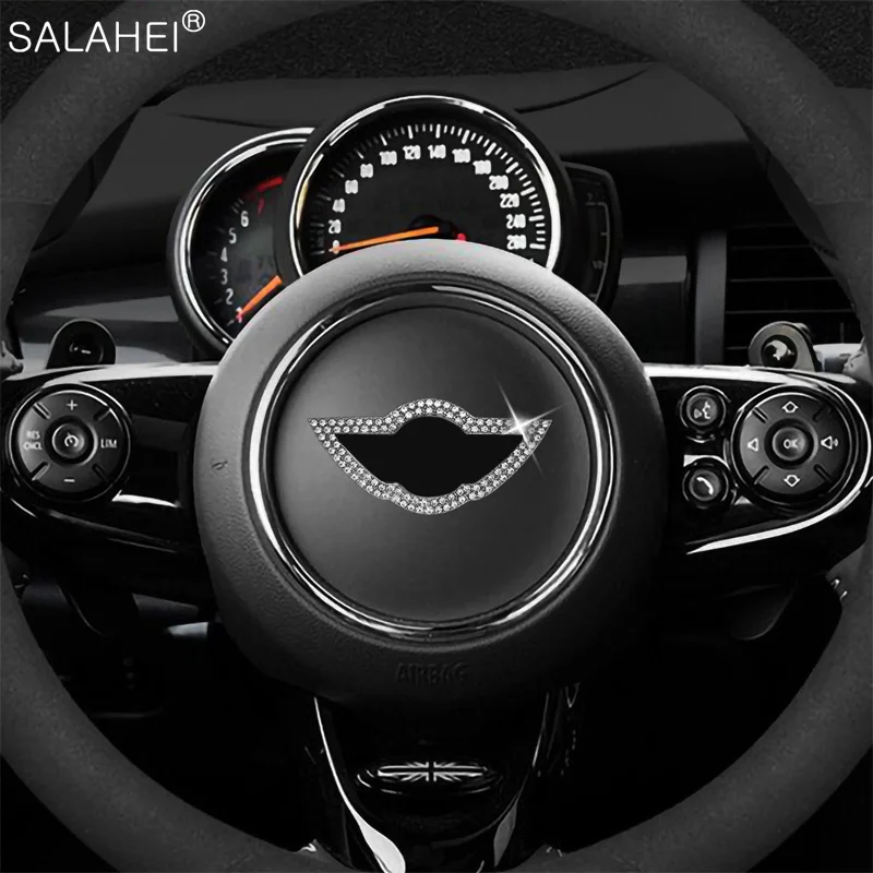 

Car Steering Wheel Stickers Diamond Decoration Accessories For BMW MINI Copper S R55 R56 R60 R61 Clubman F55 F56 F60 Countryman