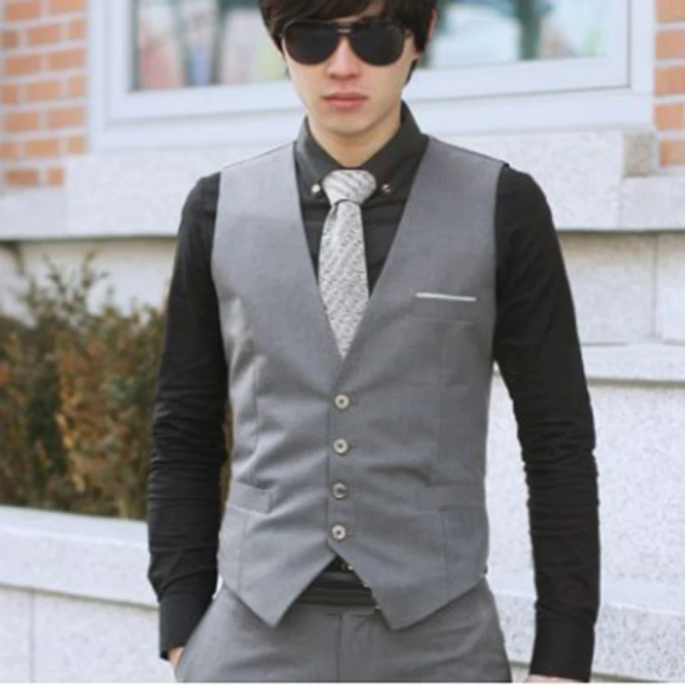 

Мужской деловой костюм, жилет без рукавов, приталенная Деловая одежда для свадьбы, вечеринки, топы, мужской жилет в елочку, свадебный жилет