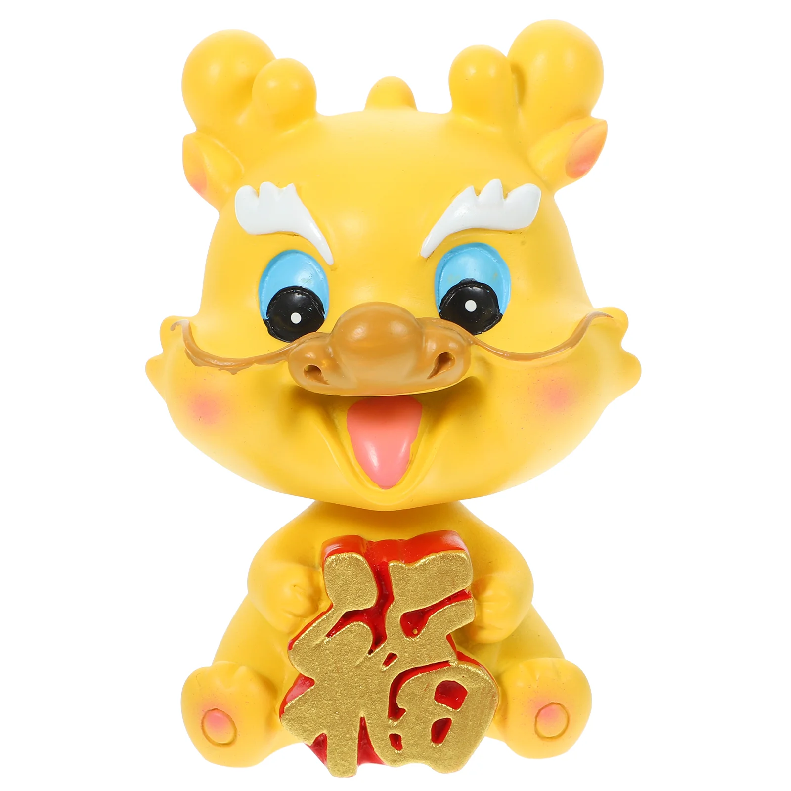 

Water Dragon Figurine Desktop Decor Chinese Fengshui Decoration Shape Car Interior