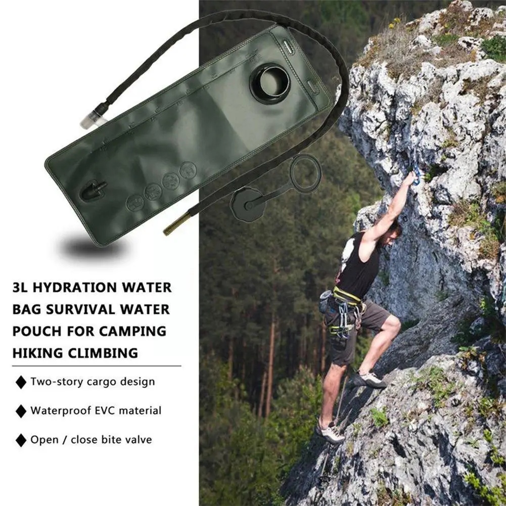 Сумка для воды 3 литра термополиуретановая лайнер тактическая уличная фляжка