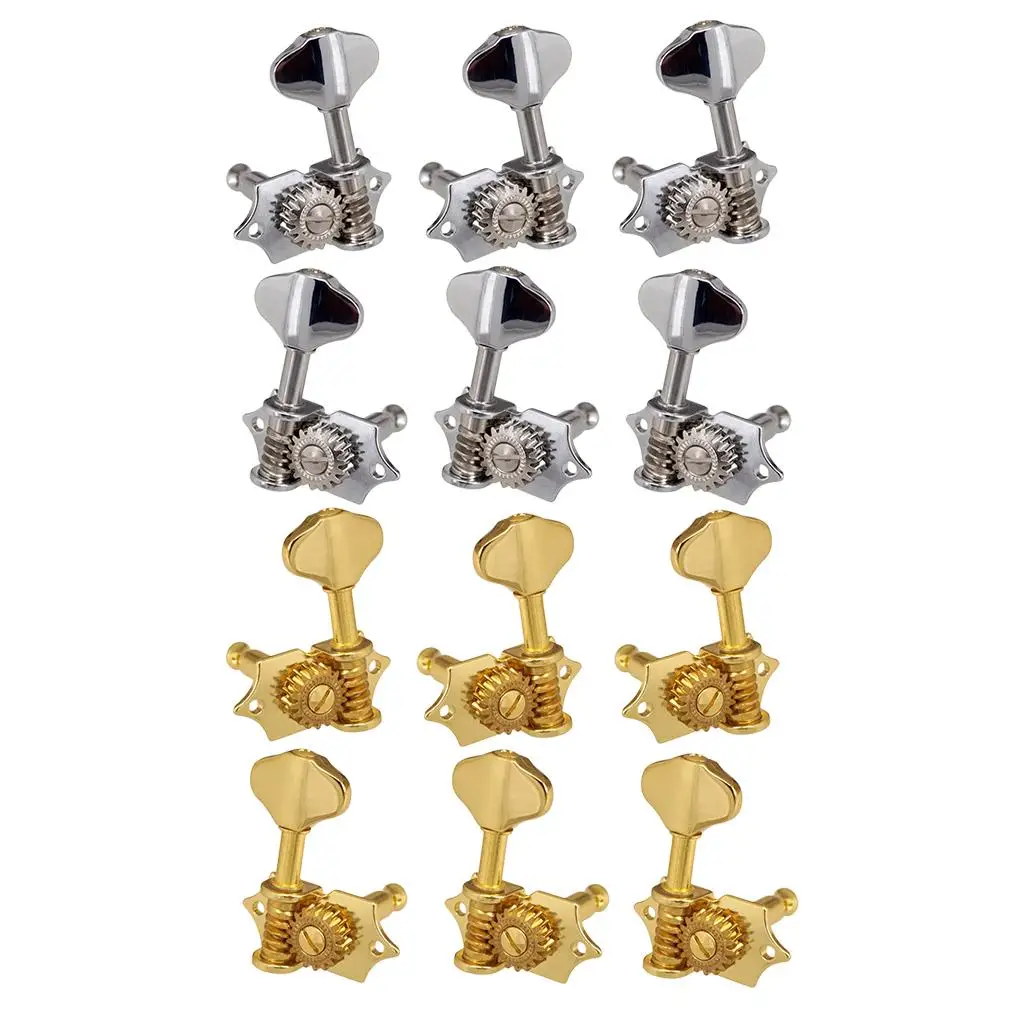 

6 Pieces Acoustic Guitar Replacement Tuning Pegs Tuning Keys 3L3R