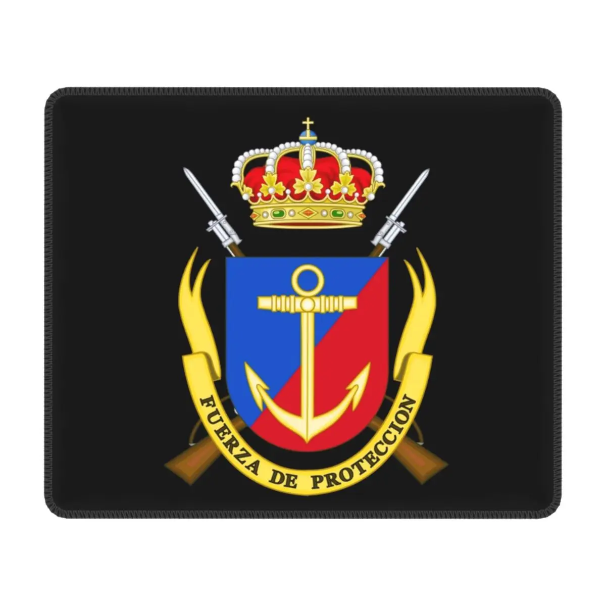 

Spanish Naval Protection Force Badge Mouse Pad Anti-Slip Rubber Mousepad Laptop Desktop Legi N Espa Ola Spanish Legion Mouse Mat