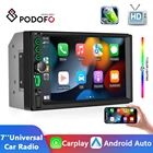 Автомагнитола Podofo, универсальный мультимедийный MP5-плеер 7 дюймов, для Volkswagen, Nissan, Hyundai, Kia, Toyota, LADA, Ford, типоразмер 2DIN