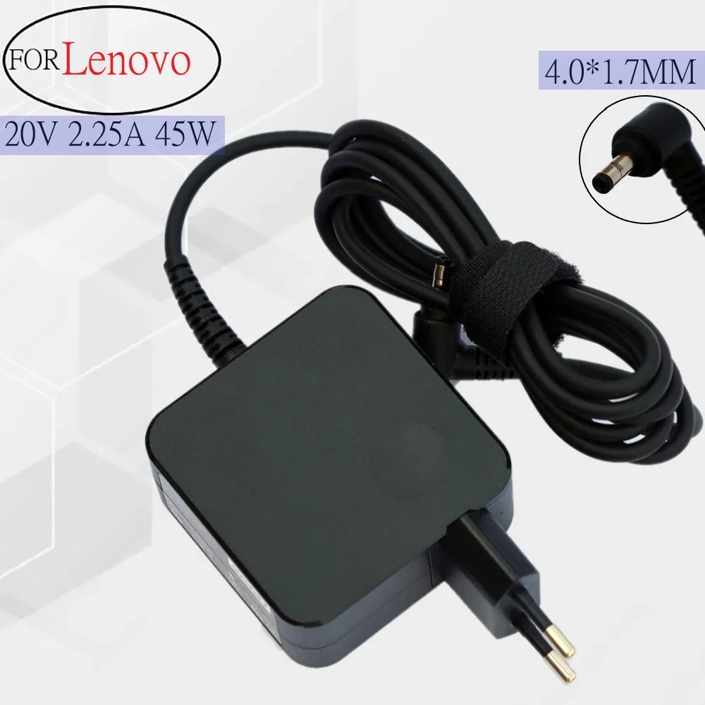 

EU 20V 2.25A 45W 4.0*1.7MM AC Adapter Charger For Lenovo YOGA 310 510 520 710 MIIX5 7000 Air 12 13 ideapad 320 100 110 N22 N42