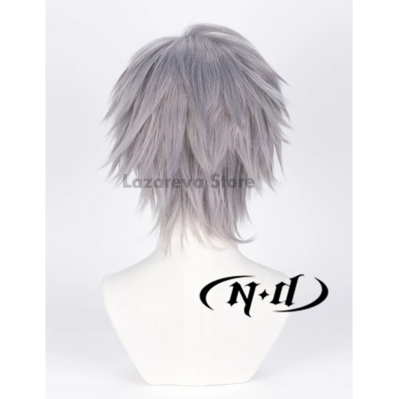 Till Anime Alien Stage Косплей Опора Новый Парик Серебристо-Серые Волосы Мужчины