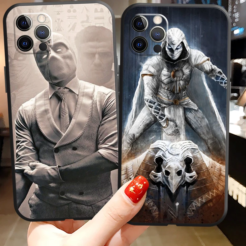 

MARVEL Marc Spector Phone Cases For iPhone 11 12 Pro MAX 6S 7 8 Plus XS MAX 12 13 Mini X XR SE 2020 Back Cover Carcasa Coque