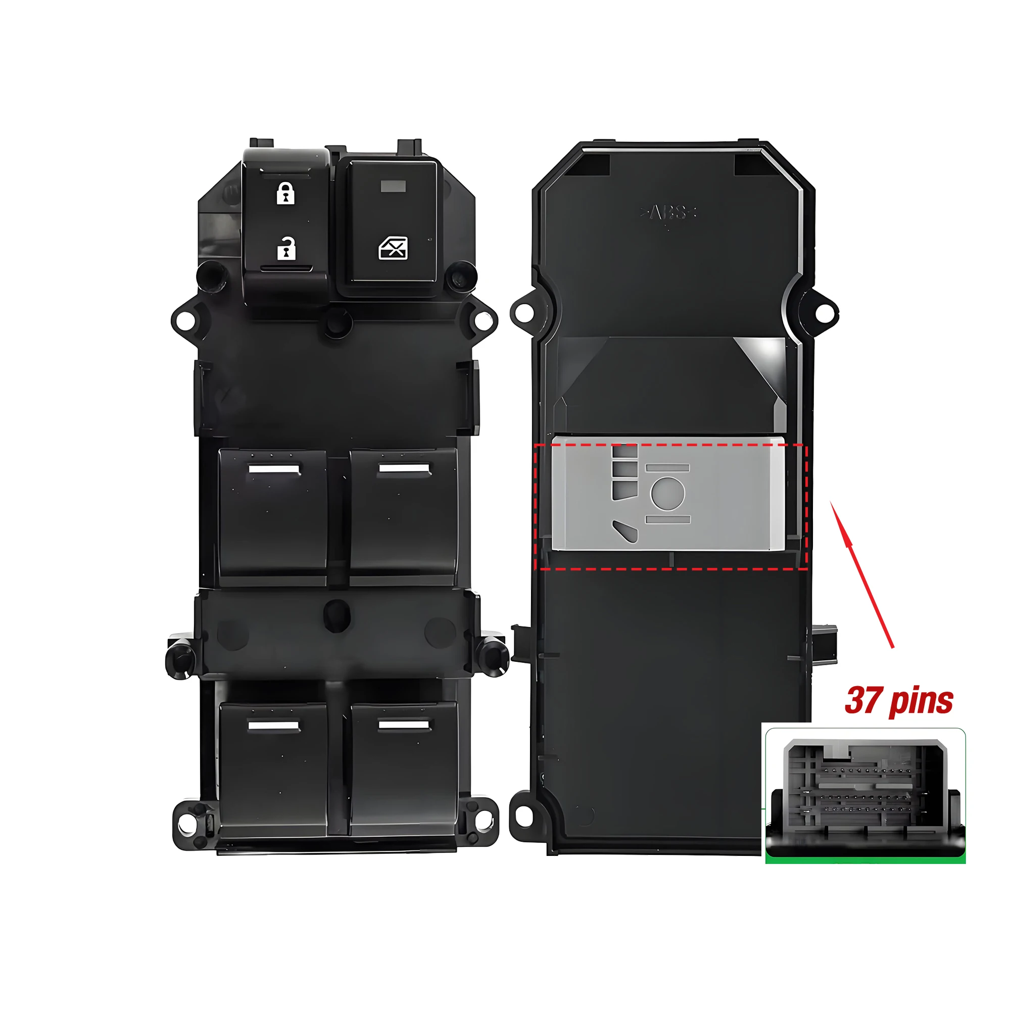 

35750-TP5-H21 35750-TZ8-H01 для Honda Acura TSX Accord Spirior 2008 2009 2010 2011 2012, переключатель управления стеклоподъемником слева водителя