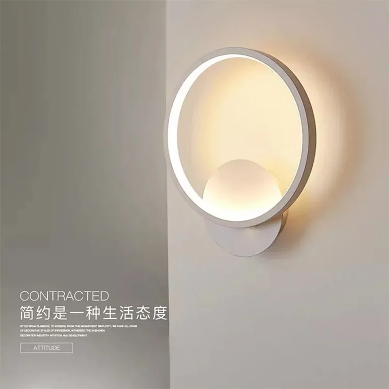

New Round Wall Mount Light Vintage Wall Sconces Lighting LEDs Wall Lamp Light for Bedside Corridor Bedroom Living Room Hallway