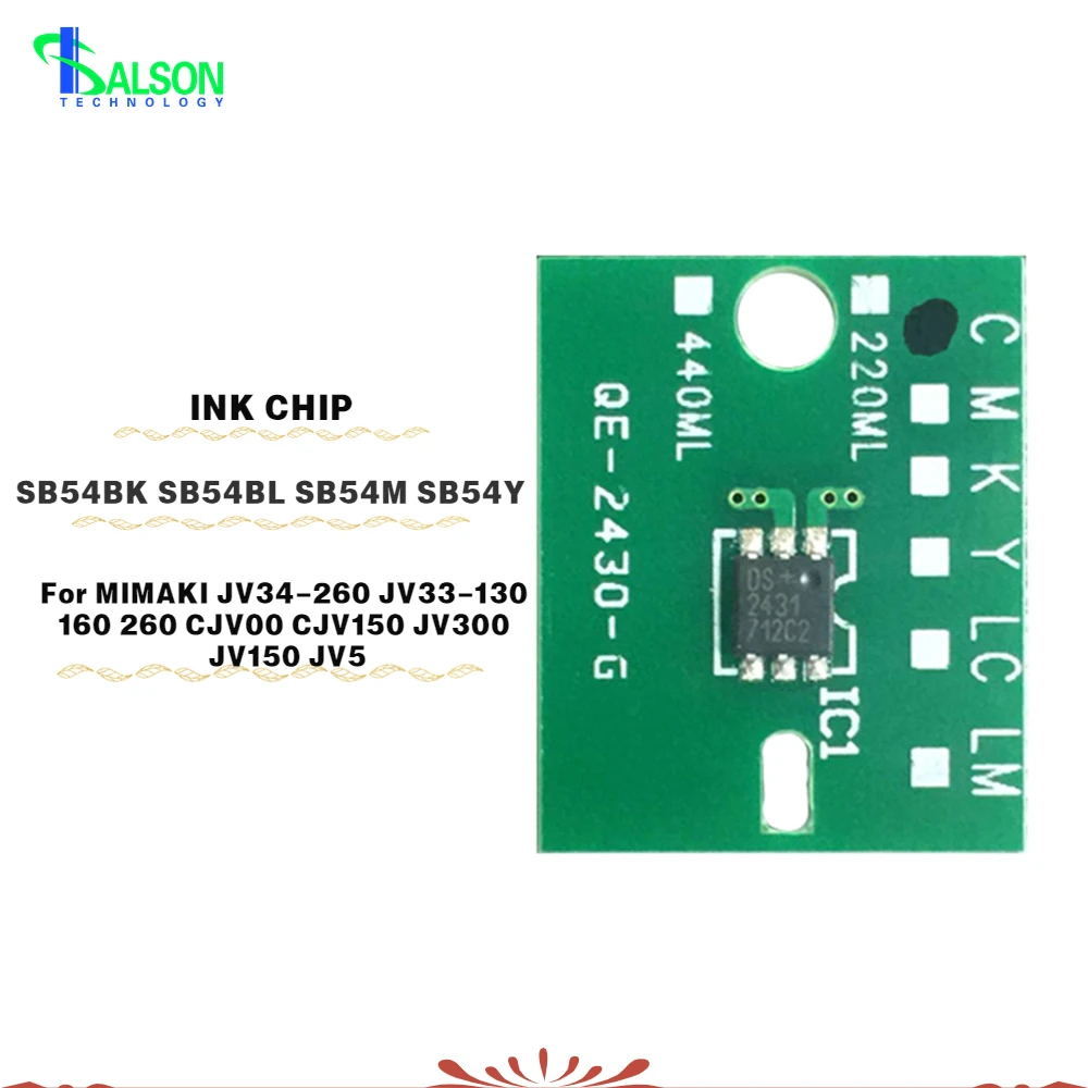

Совместимость SB54 чернила чип для MIMAKI JV34-260 160 260 CJV00 CJV150 JV300 JV150 JV5